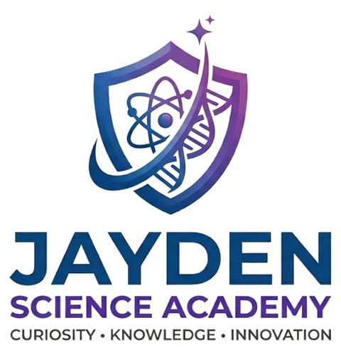 Jayden Science Academy logo — Curiosity, Knowledge, Innovation